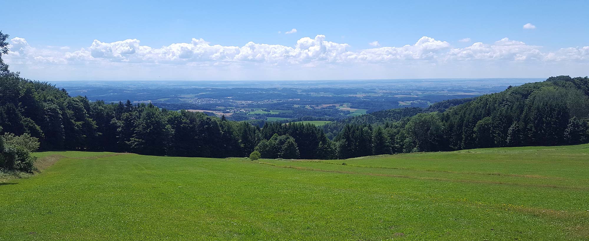 wunderschöner Panoramaausblick in den Bayerischen Wald